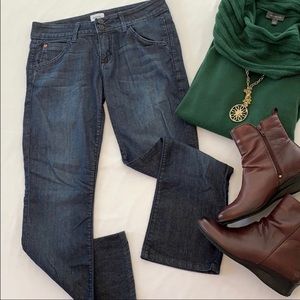 🔻 Hudson Trouser Style Dark Jeans Sz 28